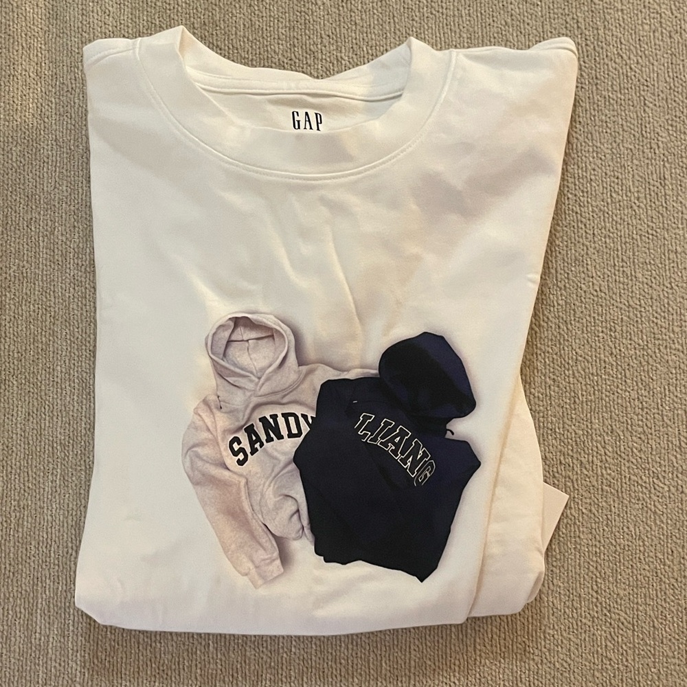 NWT Sandy Liang x Gap white tshirt